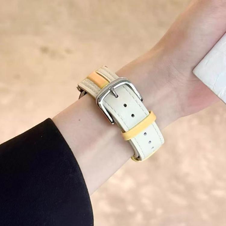 xDfind Flat-head Jelly Vegan Leather Watch Band, 20mm