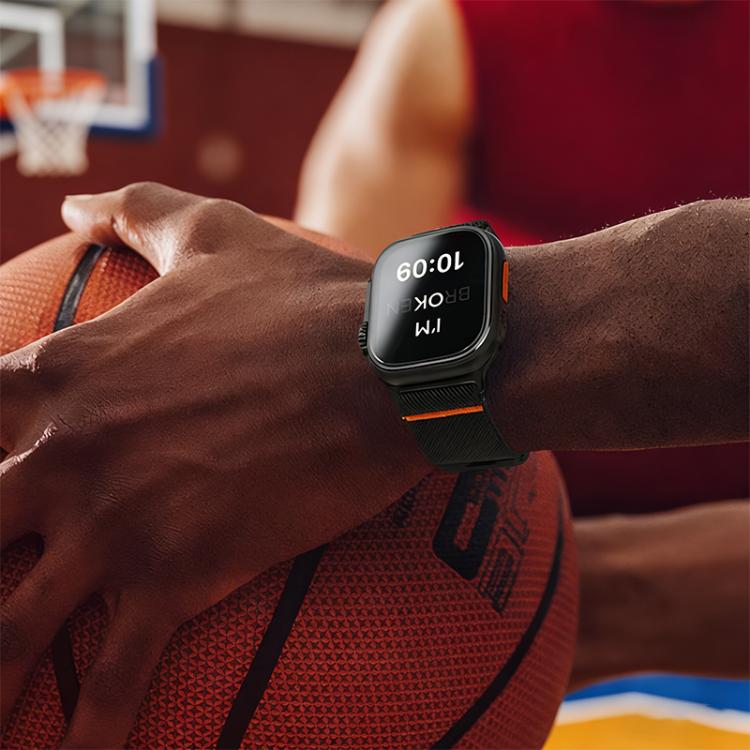 xDfind Elastic Nylon Magnetic Buckle Watch Band, For Apple Watch 42 / 44 / 45 / 46 / 49mm