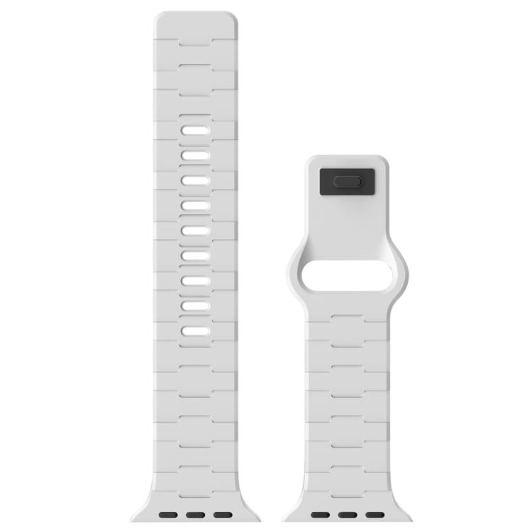 xDfind Woven Reverse Buckle Solid Color Silicone Watch Band, For Apple Watch 42 / 44 / 45 / 46 / 49mm