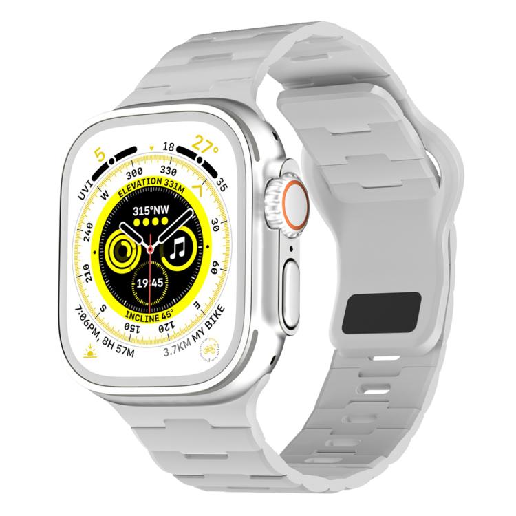 xDfind Woven Reverse Buckle Solid Color Silicone Watch Band, For Apple Watch 42 / 44 / 45 / 46 / 49mm