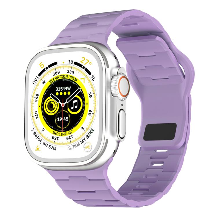 xDfind Woven Reverse Buckle Solid Color Silicone Watch Band, For Apple Watch 42 / 44 / 45 / 46 / 49mm