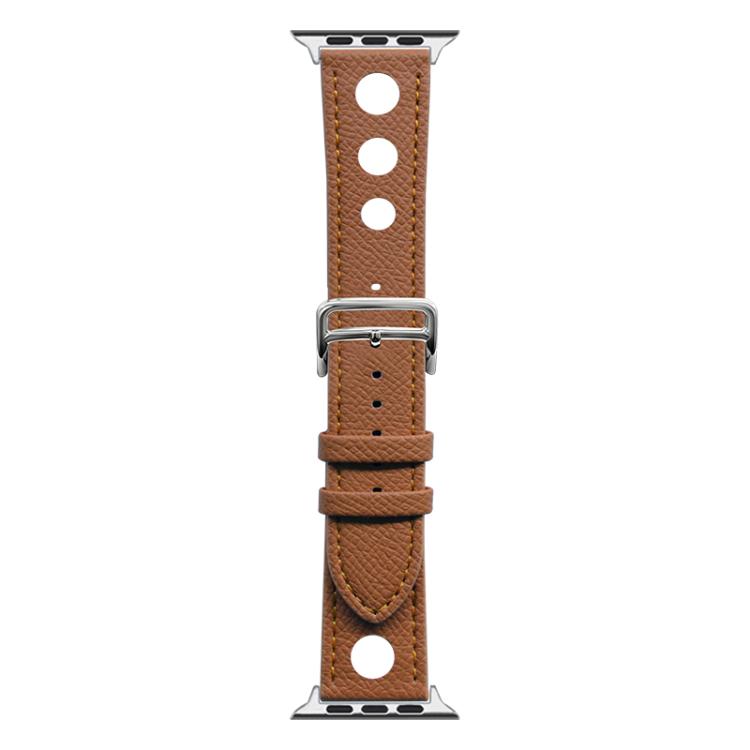 xDfind Hole Palm Texture Vegan Leather Watch Band, For Apple Watch 38 / 40 / 41 / S11 42mm