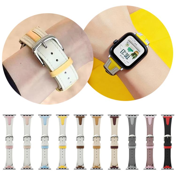 xDfind Jelly Vegan Leather Watch Band, For Apple Watch 38 / 40 / 41 / S11 42mm