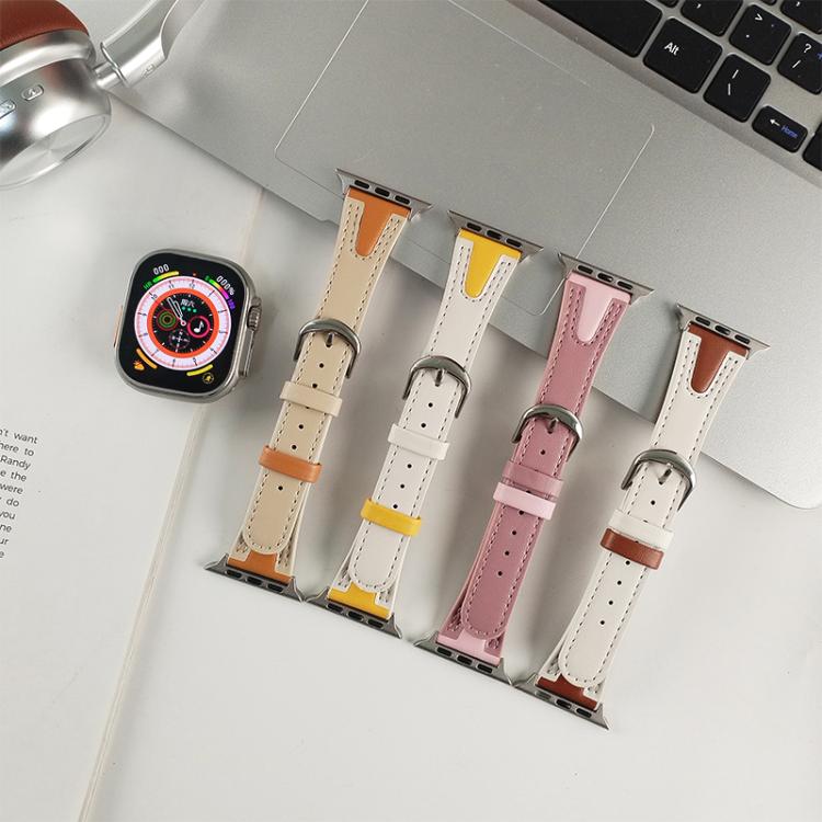 xDfind Jelly Vegan Leather Watch Band, For Apple Watch 42 / 44 / 45 / 46 / 49mm