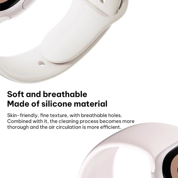 xDfind Small Waist Reverse Buckle Silicone Watch Band, For Apple Watch 42 / 44 / 45 / 46 / 49mm