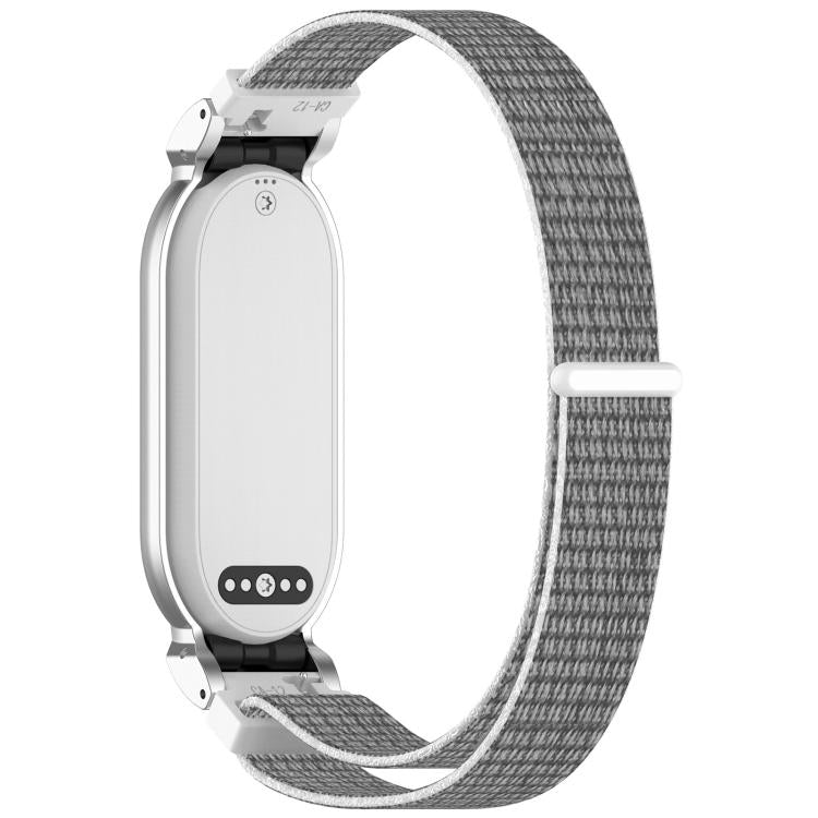 xDfind Metal Frame Integrated Nylon Loop Hook and Loop Fastener Watch Band, For Plaud NotePin AI