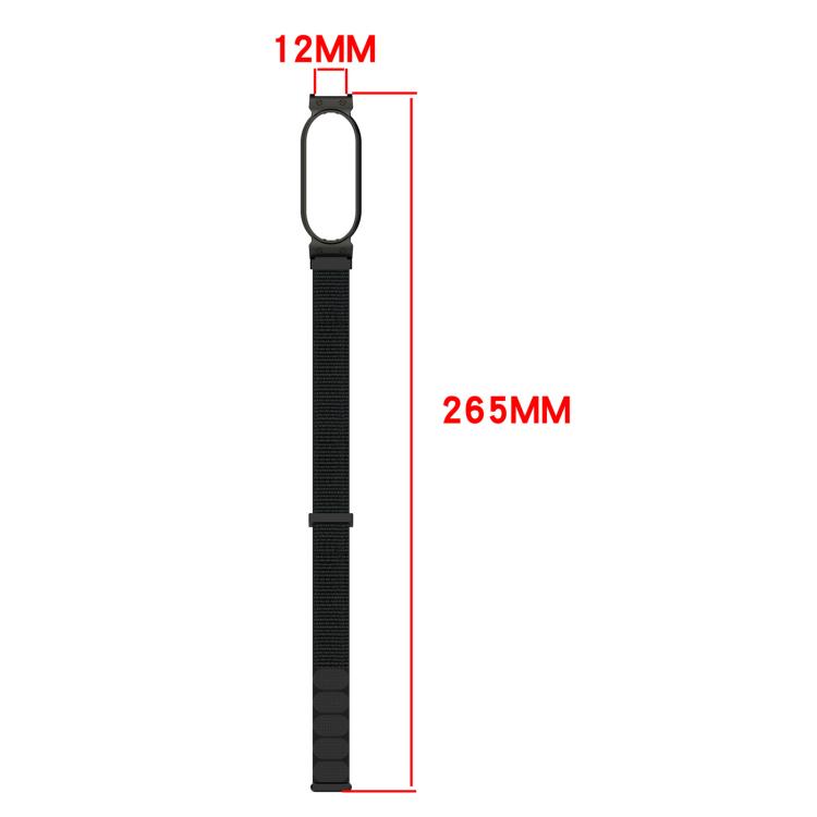 xDfind Metal Frame Integrated Nylon Loop Hook and Loop Fastener Watch Band, For Plaud NotePin AI