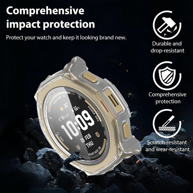xDfind Tempered Film Integrated PC Watch Protective Cover, For Amazfit T-Rex 3 Pro 44mm