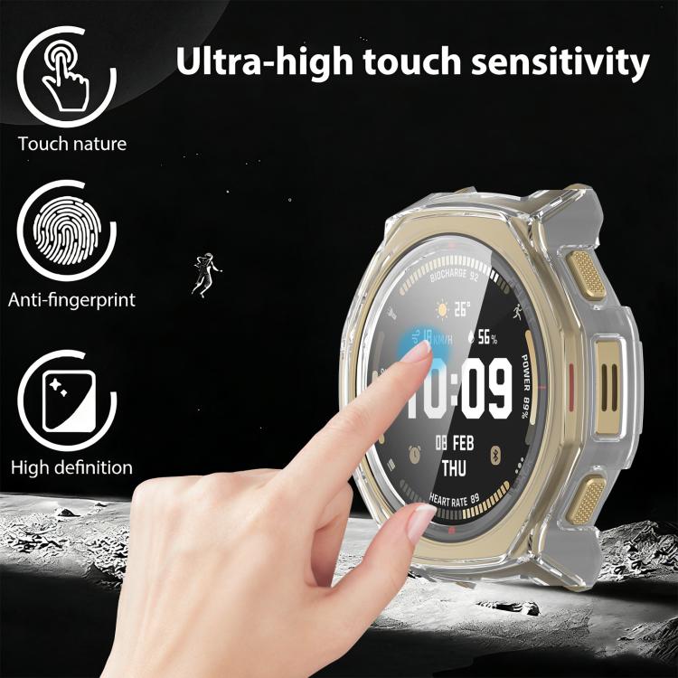 xDfind Tempered Film Integrated PC Watch Protective Cover, For Amazfit T-Rex 3 Pro 44mm