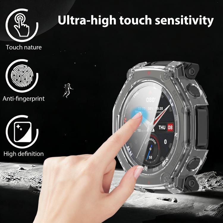 xDfind Tempered Film Integrated PC Watch Protective Cover, For Amazfit T-Rex 3 Pro 48mm