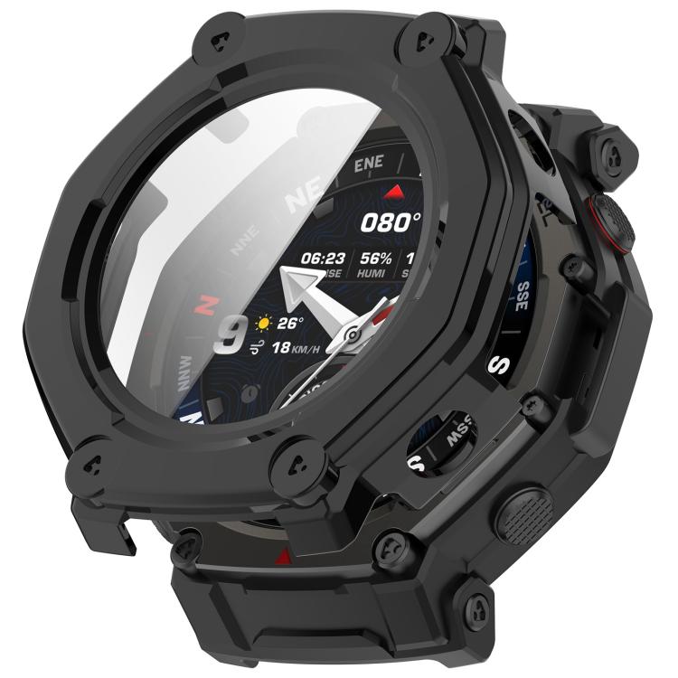xDfind Tempered Film Integrated PC Watch Protective Cover, For Amazfit T-Rex 3 Pro 48mm