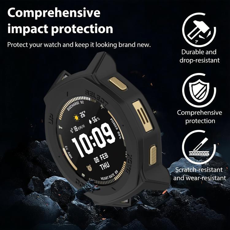 xDfind Half Coverage Hollow TPU Watch Protective Cover, For Amazfit T-Rex 3 Pro 44mm