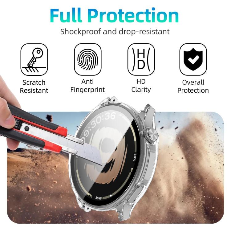 xDfind Tempered Film Integrated PC Watch Protective Cover, For OPPO Watch S