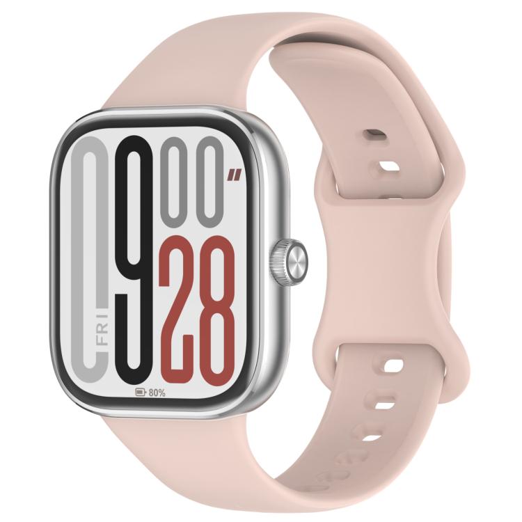 xDfind Solid Color Butterfly Buckle Silicone Watch Band, For Xiaomi Band 9 Pro/8 Pro/Redmi Watch 6/5/4