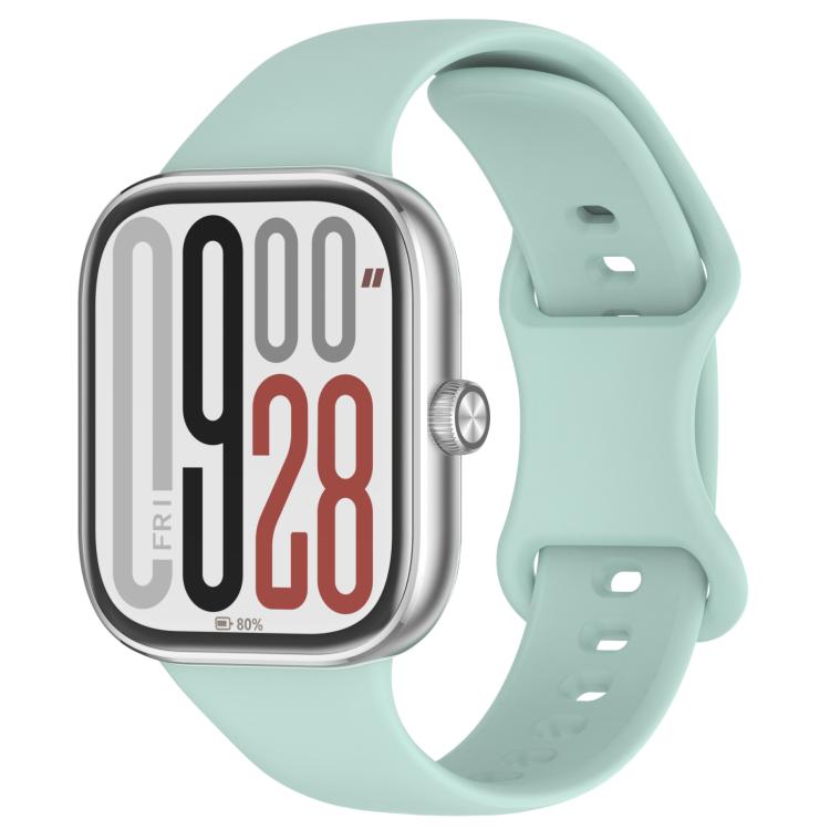 xDfind Solid Color Butterfly Buckle Silicone Watch Band, For Xiaomi Band 9 Pro/8 Pro/Redmi Watch 6/5/4