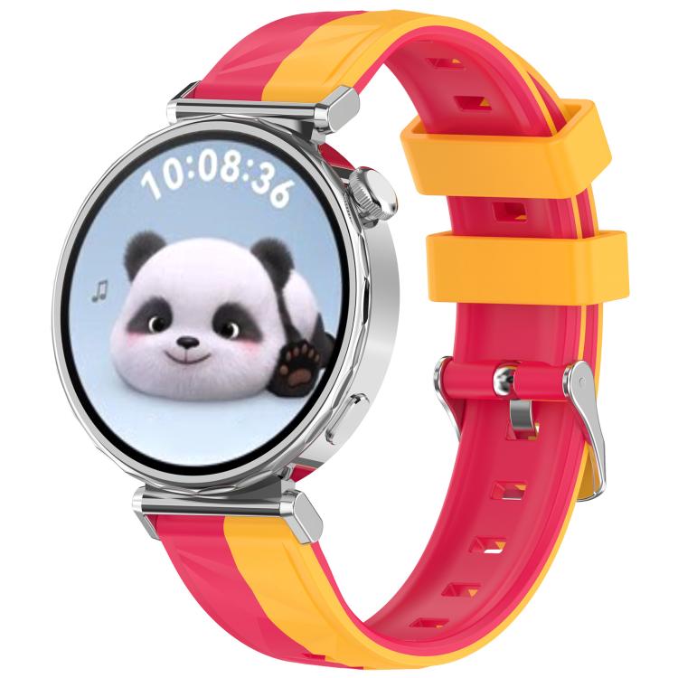 xDfind Ice Crystal Texture Two Color Silicone Watch Band, For Huawei Watch GT 6 / 5 / 4 41mm