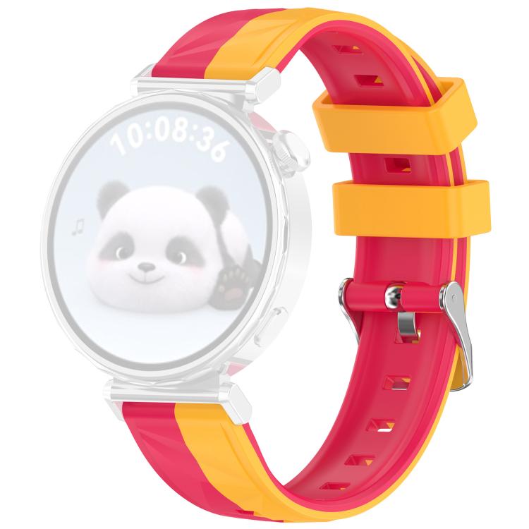 xDfind Ice Crystal Texture Two Color Silicone Watch Band, For Huawei Watch GT 6 / 5 / 4 41mm