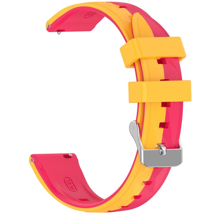 xDfind Ice Crystal Texture Two Color Silicone Watch Band, For Huawei Watch GT 6 / 5 / 4 41mm