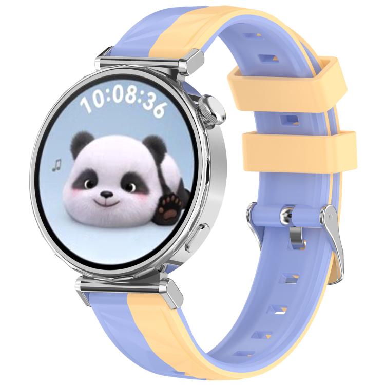 xDfind Ice Crystal Texture Two Color Silicone Watch Band, For Huawei Watch GT 6 / 5 / 4 41mm