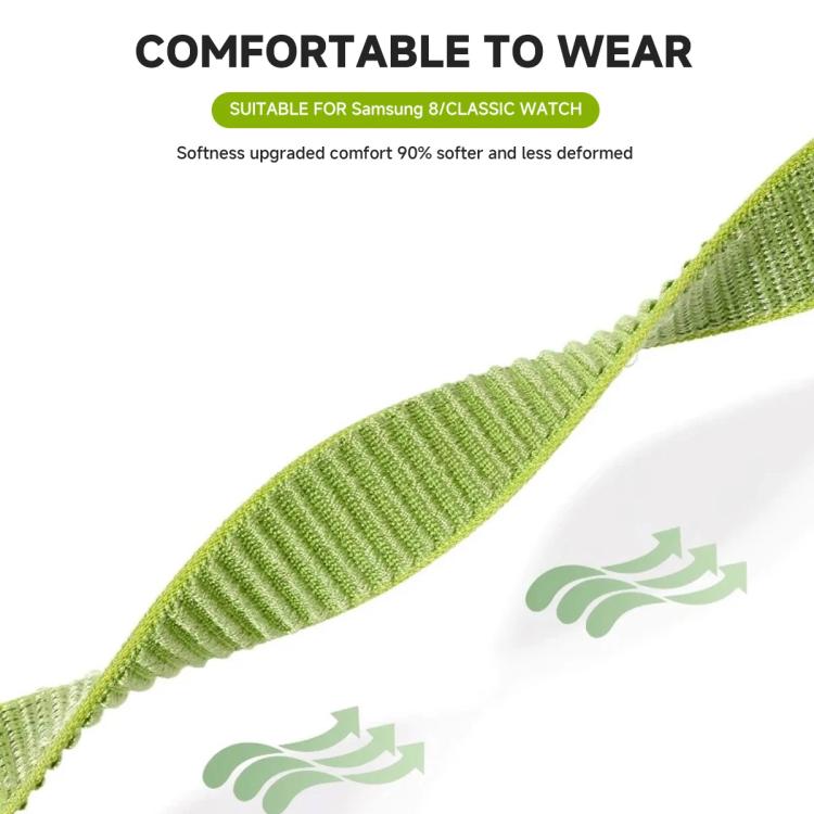 xDfind Parachute Buckle Mountain Pattern Nylon Watch Band, For Samsung Galaxy Watch8 / Watch8 Classic