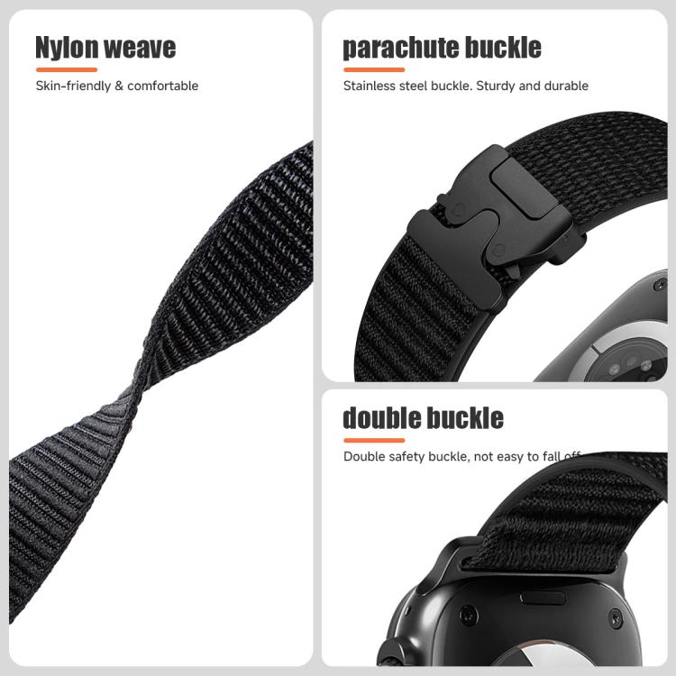 xDfind Parachute Buckle Mountain Pattern Nylon Watch Band, For Apple Watch 42 / 44 / 45 / 46 / 49mm