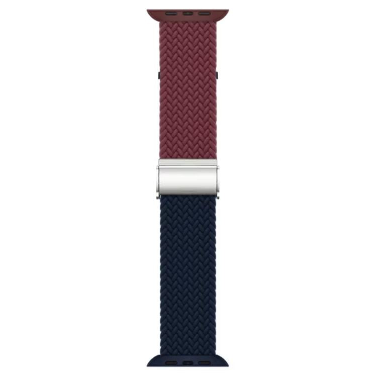 xDfind Buckle-fastening Stitching Braided Nylon Watch Band, For Apple Watch 42 / 44 / 45 / 46 / 49mm