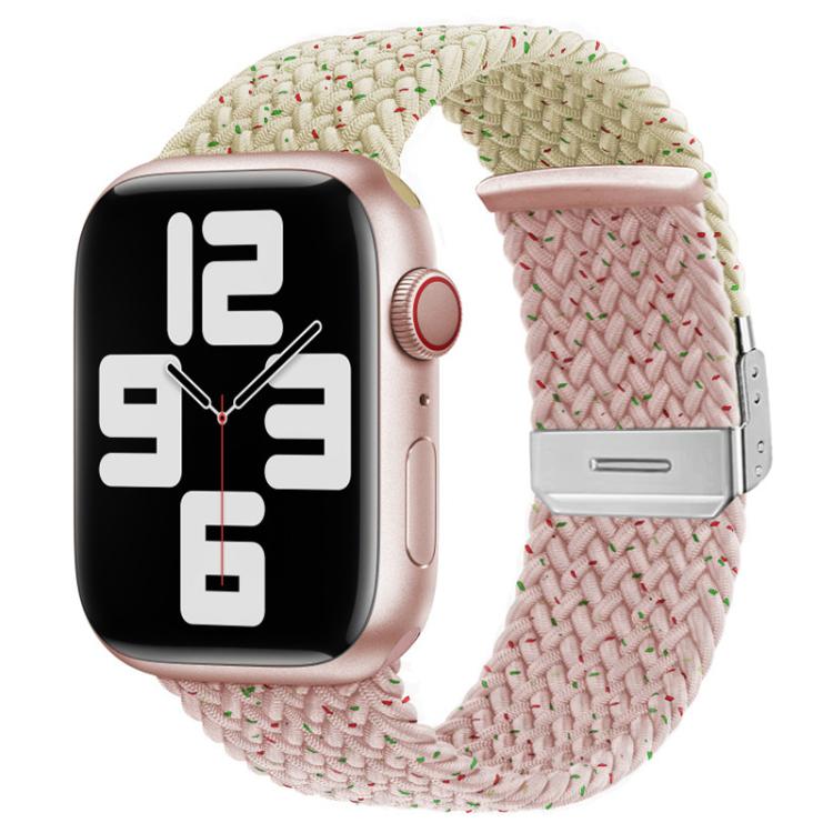 xDfind Buckle-fastening Stitching Braided Nylon Watch Band, For Apple Watch 42 / 44 / 45 / 46 / 49mm