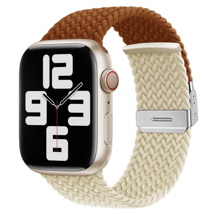 xDfind Buckle-fastening Stitching Braided Nylon Watch Band, For Apple Watch 38 / 40 / 41 / S10 42mm