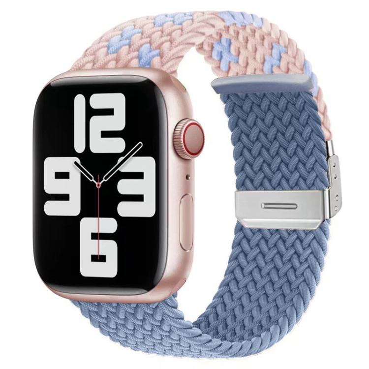 xDfind Buckle-fastening Stitching Braided Nylon Watch Band, For Apple Watch 38 / 40 / 41 / S10 42mm