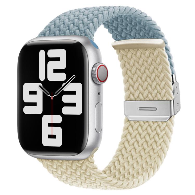 xDfind Buckle-fastening Stitching Braided Nylon Watch Band, For Apple Watch 38 / 40 / 41 / S10 42mm