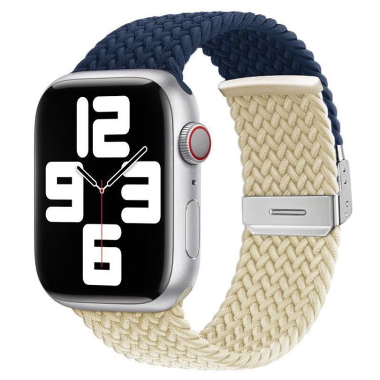xDfind Buckle-fastening Stitching Braided Nylon Watch Band, For Apple Watch 38 / 40 / 41 / S10 42mm
