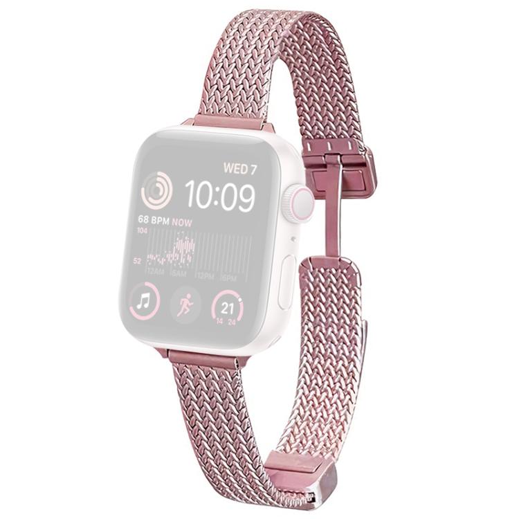 xDfind Wheat Ear Magnetic Buckle Stainless Steel Watch Band, For Apple Watch 42 / 44 / 45 / 46 / 49mm