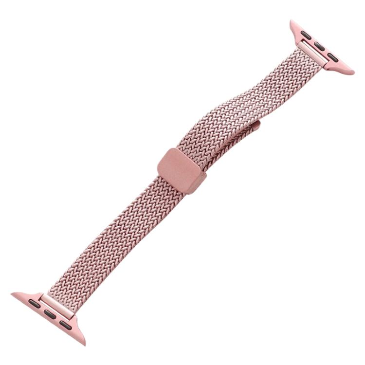xDfind Wheat Ear Magnetic Buckle Stainless Steel Watch Band, For Apple Watch 42 / 44 / 45 / 46 / 49mm