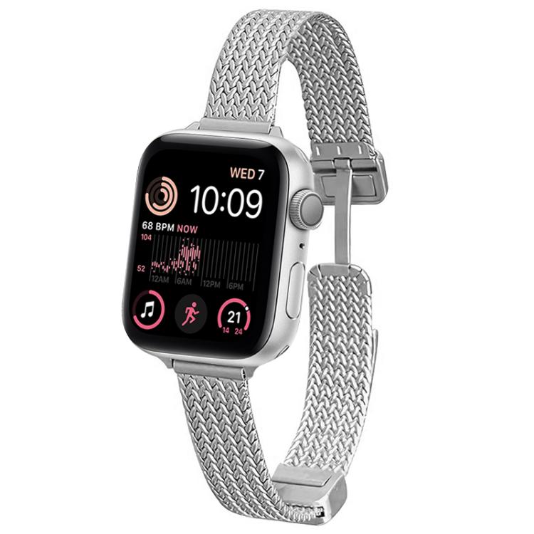 xDfind Wheat Ear Magnetic Buckle Stainless Steel Watch Band, For Apple Watch 38 / 40 / 41 / S10 42mm