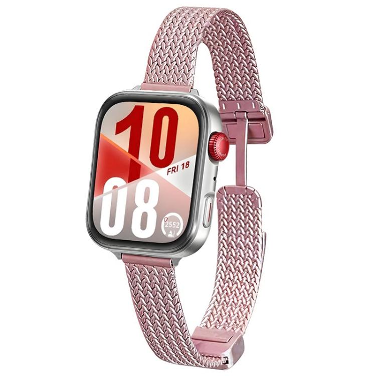 xDfind Wheat Ear Magnetic Buckle Stainless Steel Watch Band, For Huawei Watch Fit4 Pro / Fit4 / Fit3