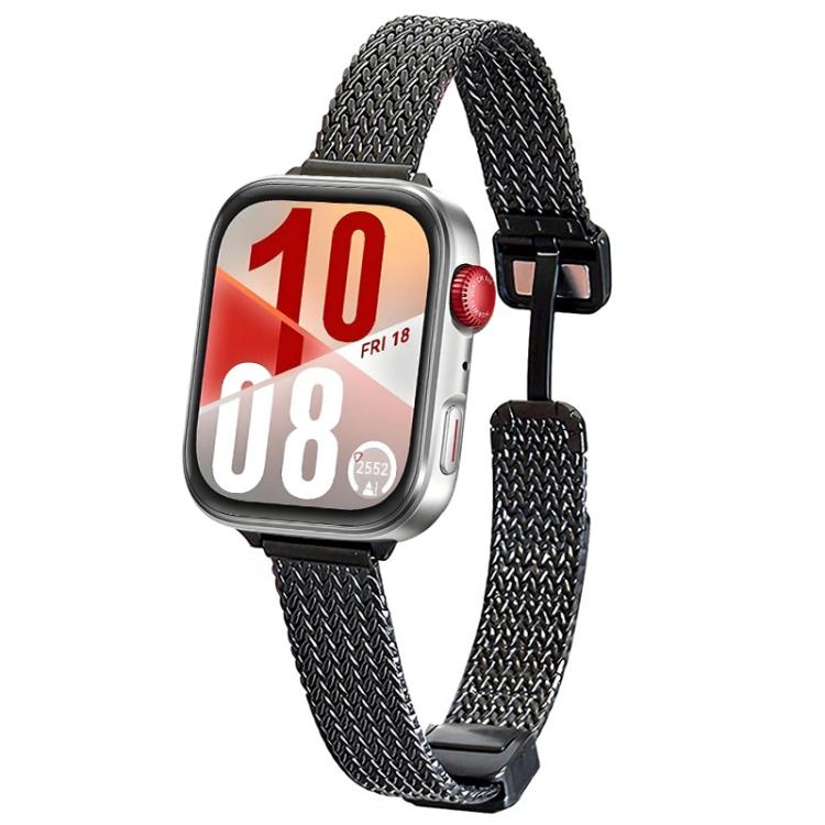 xDfind Wheat Ear Magnetic Buckle Stainless Steel Watch Band, For Huawei Watch Fit4 Pro / Fit4 / Fit3