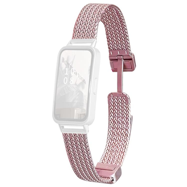 xDfind Wheat Ear Magnetic Buckle Stainless Steel Watch Band, For Huawei Band 10 / 9 / 8