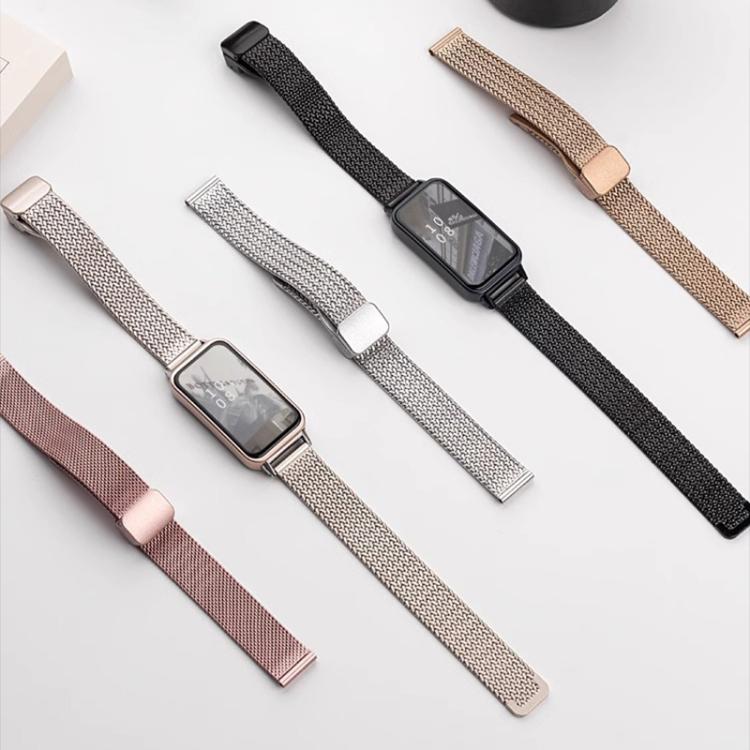 xDfind Wheat Ear Magnetic Buckle Stainless Steel Watch Band, For Huawei Watch Fit4 Pro / Fit4 / Fit3