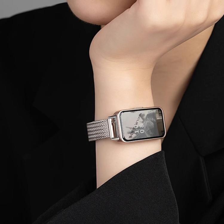 xDfind Wheat Ear Magnetic Buckle Stainless Steel Watch Band, For Huawei Watch Fit4 Pro / Fit4 / Fit3