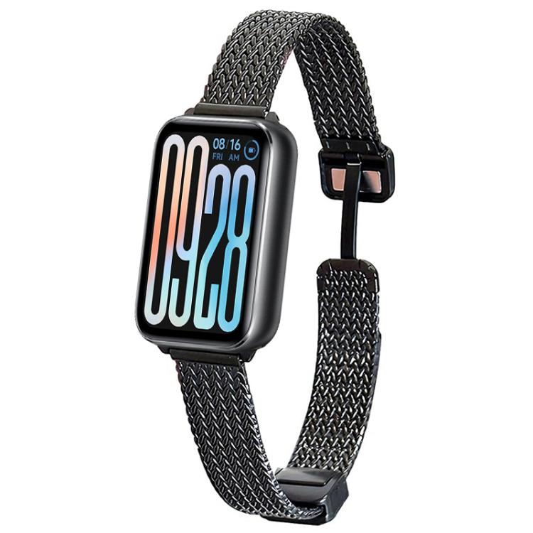 xDfind Wheat Ear Magnetic Buckle Stainless Steel Watch Band, For Xiaomi Band 10 Pro / 9 Pro / Redmi Watch 6
