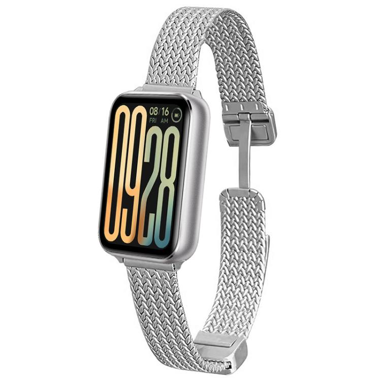 xDfind Wheat Ear Magnetic Buckle Stainless Steel Watch Band, For Xiaomi Band 9 Pro / Redmi Watch 6 / 5