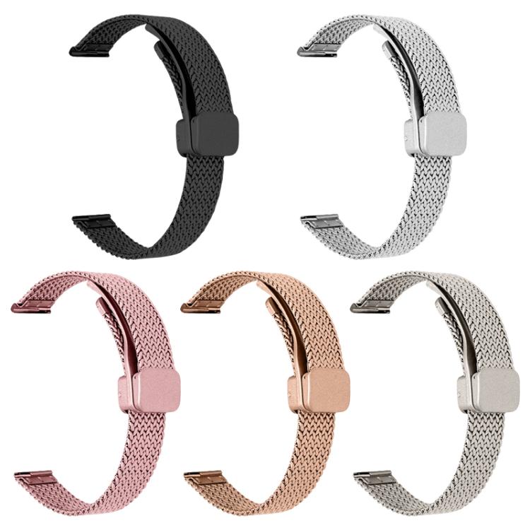 xDfind Wheat Ear Magnetic Buckle Stainless Steel Watch Band, For Xiaomi Smart Band 10 / 9 / 8 NFC
