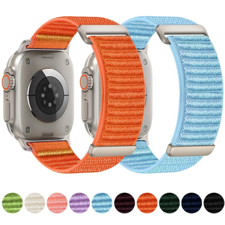 xDfind Two-section Mountain Pattern Nylon Watch Band, For Apple Watch 42 / 44 / 45 / 46 / 49mm