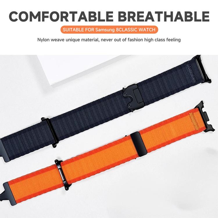 xDfind Parachute Buckle Off Road Sport Nylon Watch Band, For Samsung Galaxy Watch8 / Watch8 Classic