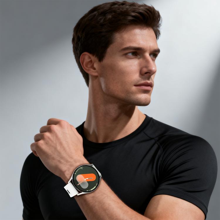 xDfind Flat-head Dual-color Silicone Watch Band, 22mm