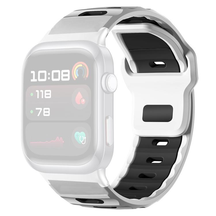 xDfind Flat-head Dual-color Silicone Watch Band, For Huawei Watch D2