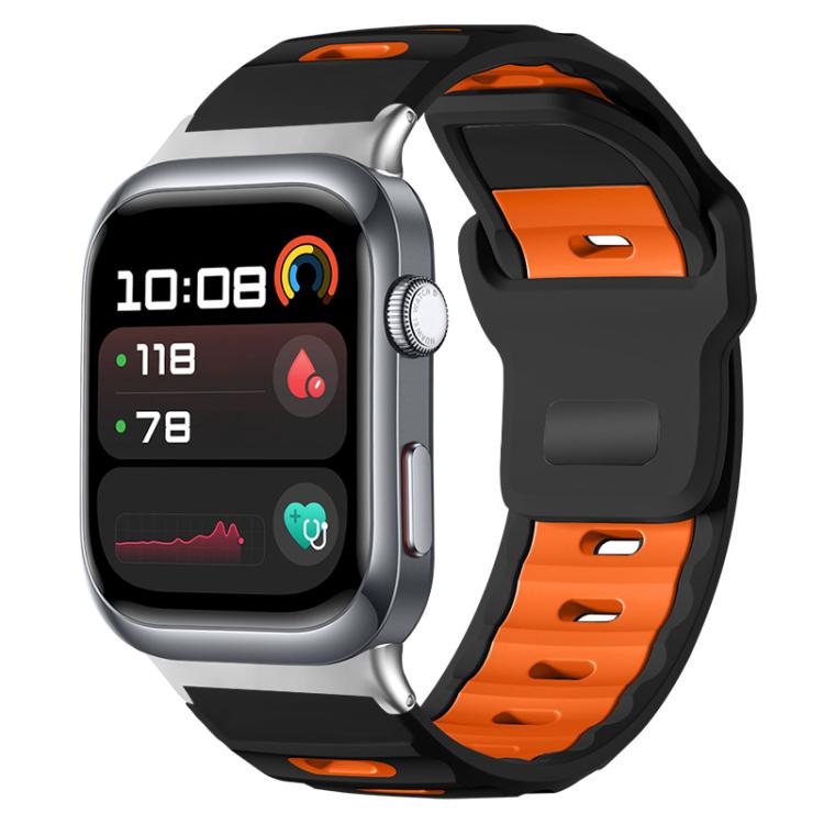 xDfind Flat-head Dual-color Silicone Watch Band, For Huawei Watch D2