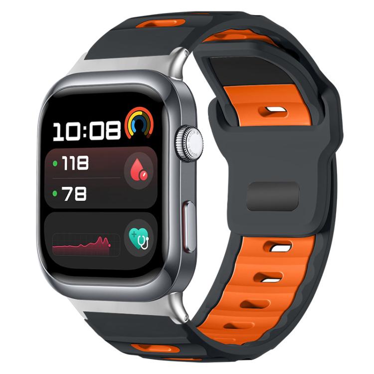 xDfind Flat-head Dual-color Silicone Watch Band, For Huawei Watch D2