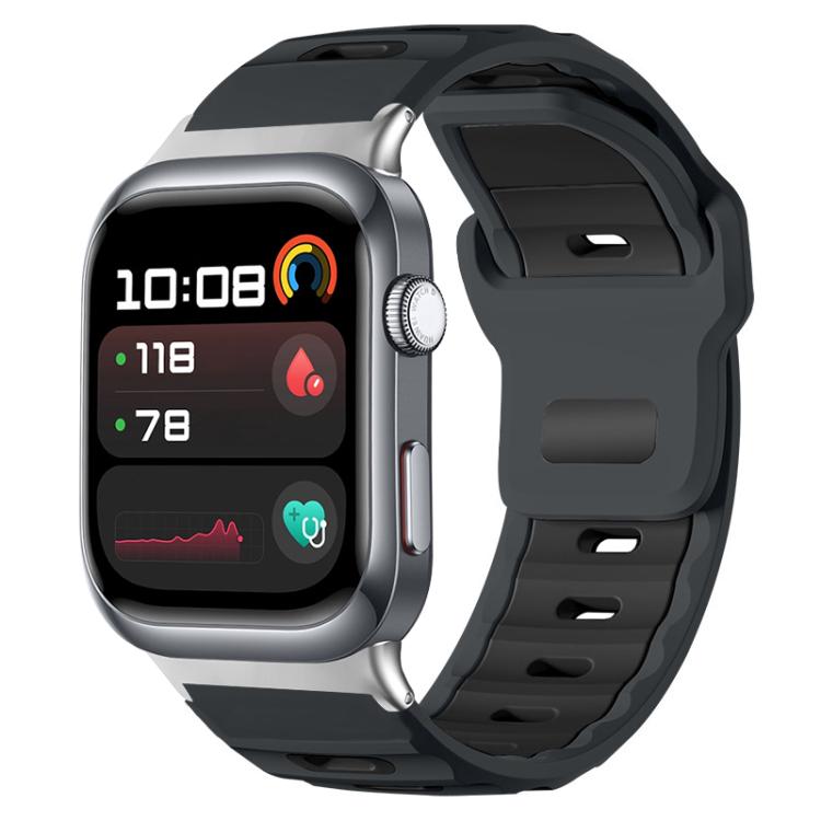 xDfind Flat-head Dual-color Silicone Watch Band, For Huawei Watch D2