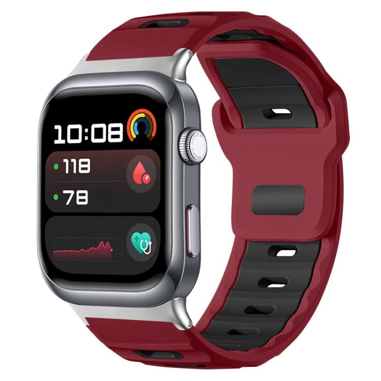 xDfind Flat-head Dual-color Silicone Watch Band, For Huawei Watch D2